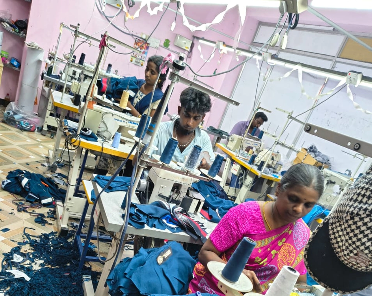 Cutting & stitching unit at CM Fashion Wear